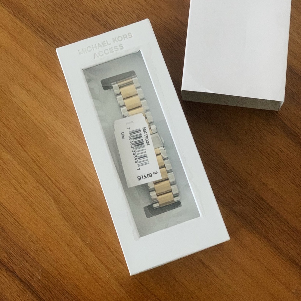 NEW Michael Kors Access gold/silver watch band